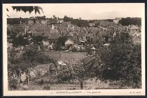 AK Guémené-sur-Scorff, Vue générale du village