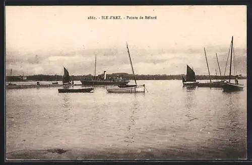 AK Arz, Pointe de Béluré avec voiliers sur l`eau calme