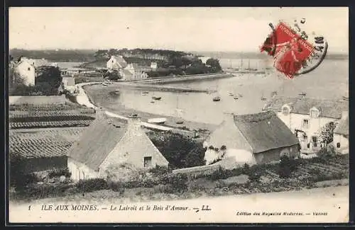 AK Ile aux Moines, Vue sur le Bois d`Amour et le littoral de l`île aux Moines