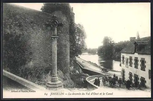 AK Josselin, La descente du Val d`Oust et le Canal