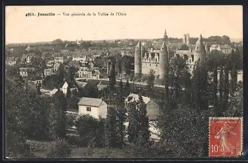 AK Josselin, Vue générale de la Vallée de l`Oust