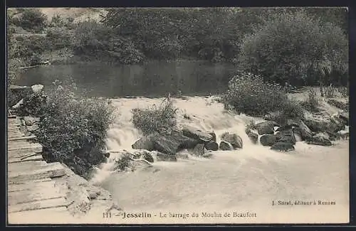 AK Josselin, Le barrage du Moulin de Beaufort