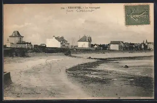 AK Kernevel, Le Nourriguel et la plage en bord de mer