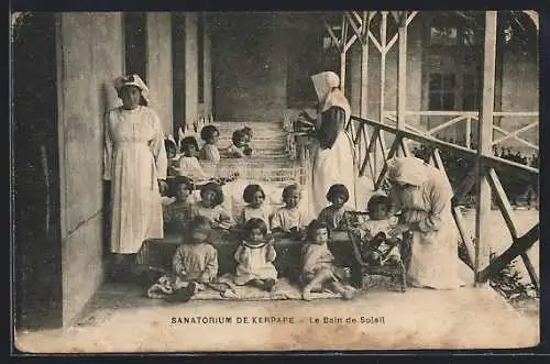 AK Kerpape, Le Bain de Soleil au sanatorium