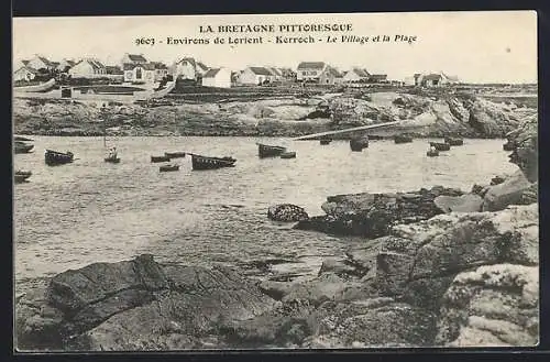 AK Kerroch, Le Village et la Plage