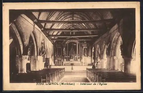 AK Lignol, Intérieur de l`Église