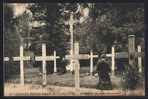 AK Langonnet, Cimetière de la communauté de l`Abbaye Notre-Dame