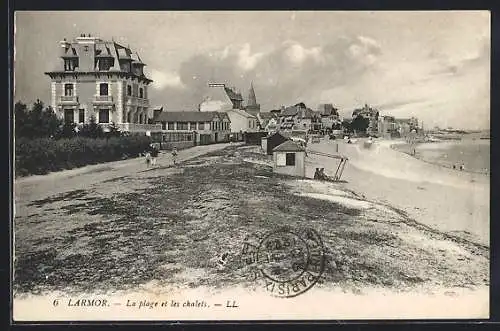 AK Larmor, La plage et les chalets