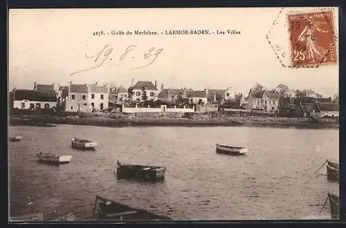 AK Larmor-Baden, Les Villas au bord du Golfe du Morbihan