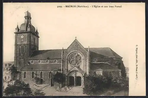 AK Mauron, L`Église et son beau Portail