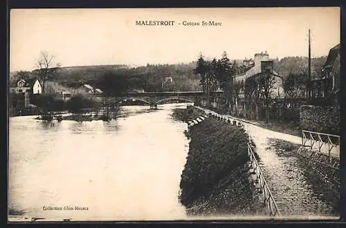 AK Malestroit, Coteau St-Marc et vue sur la rivière et le pont