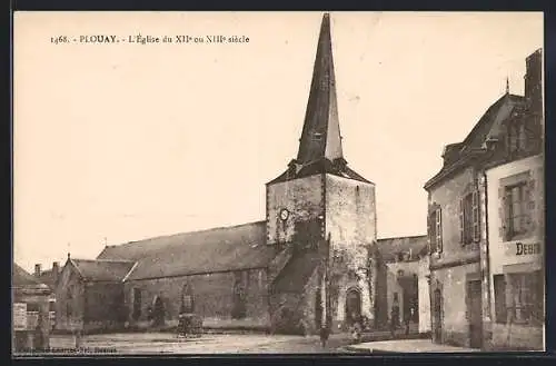 AK Plouay, L`église du XIIe ou XIIIe siècle