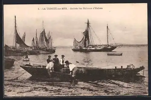 AK La Trinité-sur-Mer, Arrivée des pêcheurs d`huîtres