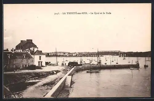 AK La Trinité-sur-Mer, Le Quai et la Rade