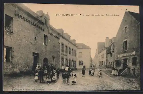 AK Hennebont, Anciennes maisons, rue Vieille-Ville