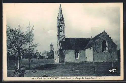 AK Gourin, Chapelle Saint-Hervé