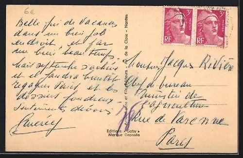 AK Île-aux-Moines, Le port à marée haute