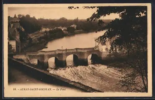 AK Auray-Saint-Goustan, Le Pont