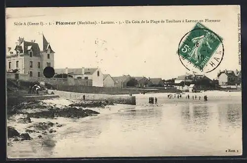 AK Ploemeur, Un Coin de la Plage de Toulhars à Larmor-en-Ploemeur