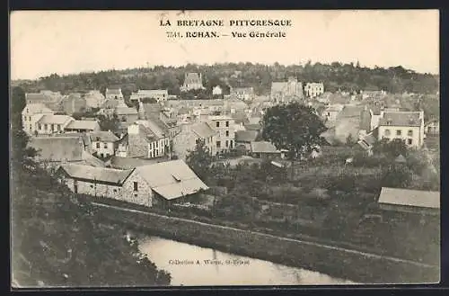 AK Rohan, Vue générale de la ville pittoresque de Bretagne