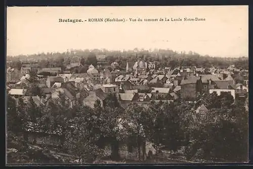 AK Rohan, Vue du sommet de la Lande Notre-Dame