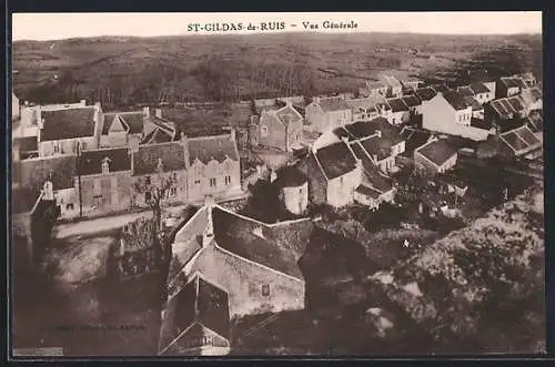 AK St-Gildas-de-Ruis, Vue générale du village et des environs