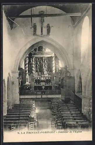 AK La Trinité-Porhoët, Intérieur de l`église