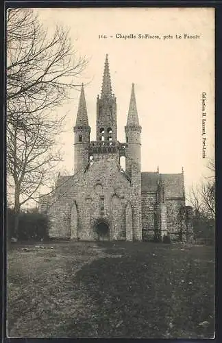 AK St-Fiacre, Chapelle St-Fiacre et son architecture gothique