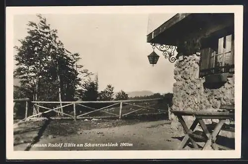 AK Hermann-Rudolf-Hütte am Schwarzwaldeck