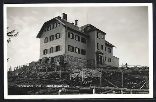 AK Annabergerhaus, Berghütte auf dem Tirolerkogel