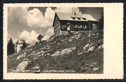 AK Waldfreunde-Hütte, Berghütte auf dem Obersberg