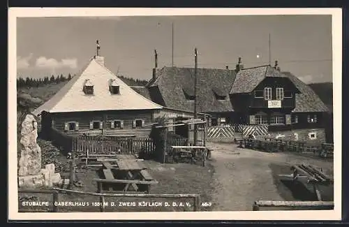 AK Gablerhaus, Berghütte d. Zweig Köflach d. D. A. V. auf der Stubalpe