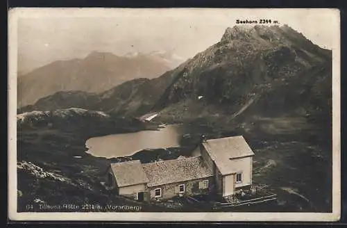 AK Tilisuna-Hütte, Berghütte mit Seehorn