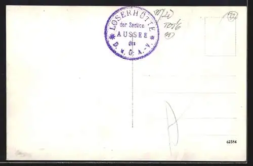 AK Loserhütte, Berghütte mit Dachstein