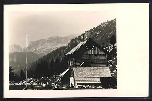 AK Hochmölbing-Hütte, Berghütte mit Panorama