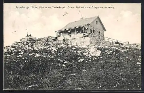 AK Annabergerhütte, Berghütte am Tirolerkogel, Österreichischer Gebirgs-Verein, Ortsgruppe Annaberg