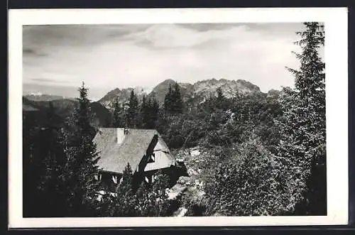 AK Theodor Körnerhütte im Gosaukamm, Berghütte der Akad. Sektion Wien des D. A. V.