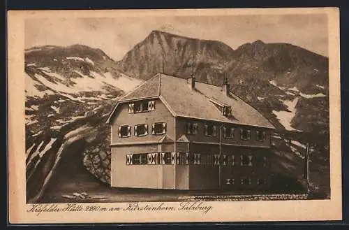 AK Krefelder-Hütte, Ansicht am Kitzsteinhorn