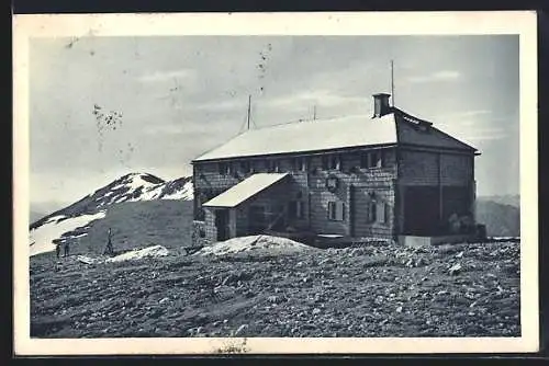 AK Fischerhütte, Ansicht am Hochschneeberg