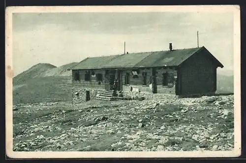 AK Fischerhütte, Ansicht auf dem Hochschneeberg