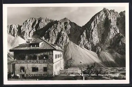 AK Klagenfurterhütte, Ansicht gegen die Klagenfurterspitze