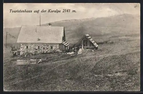 AK Touristenhaus Koralpe, Ansicht im Bergidyll