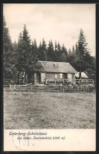 AK Unterberg-Schutzhaus, Österr. Touristenklub