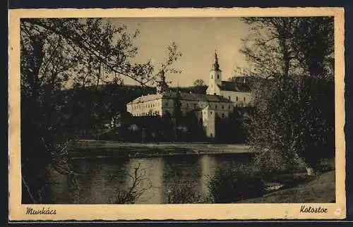 AK Munkács, Kolostor, Blick auf das Kloster