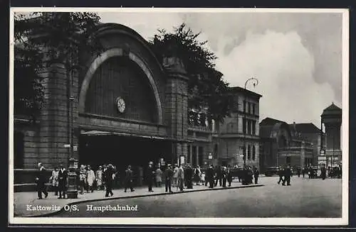 AK Kattowitz, Hauptbahnhof