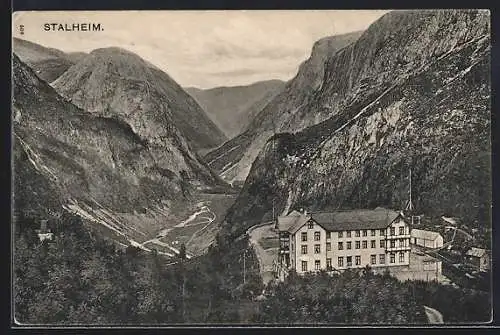 AK Stahlheim, Partie im Gebirge