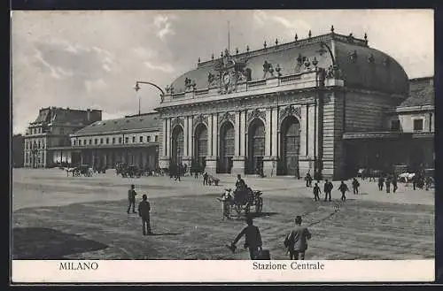 AK Milano, Stazione Centrale, Bahnhof