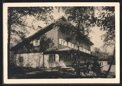 AK Brünn / Brno, Partie mit Gaststätte Neues Jägerhaus