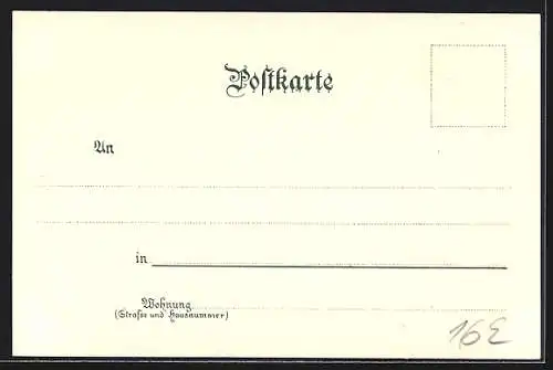 Lithographie Vaihingen / Fildern, Bärenschlössle und Gasthaus zum Schatten