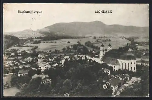 AK Mondsee, salzkammergut, Teilansicht